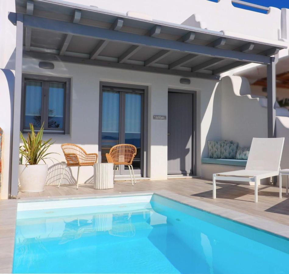 Вилла The Nine Graces - Agia Anna - Option With Private Pool Or Hot Tub Экстерьер фото
