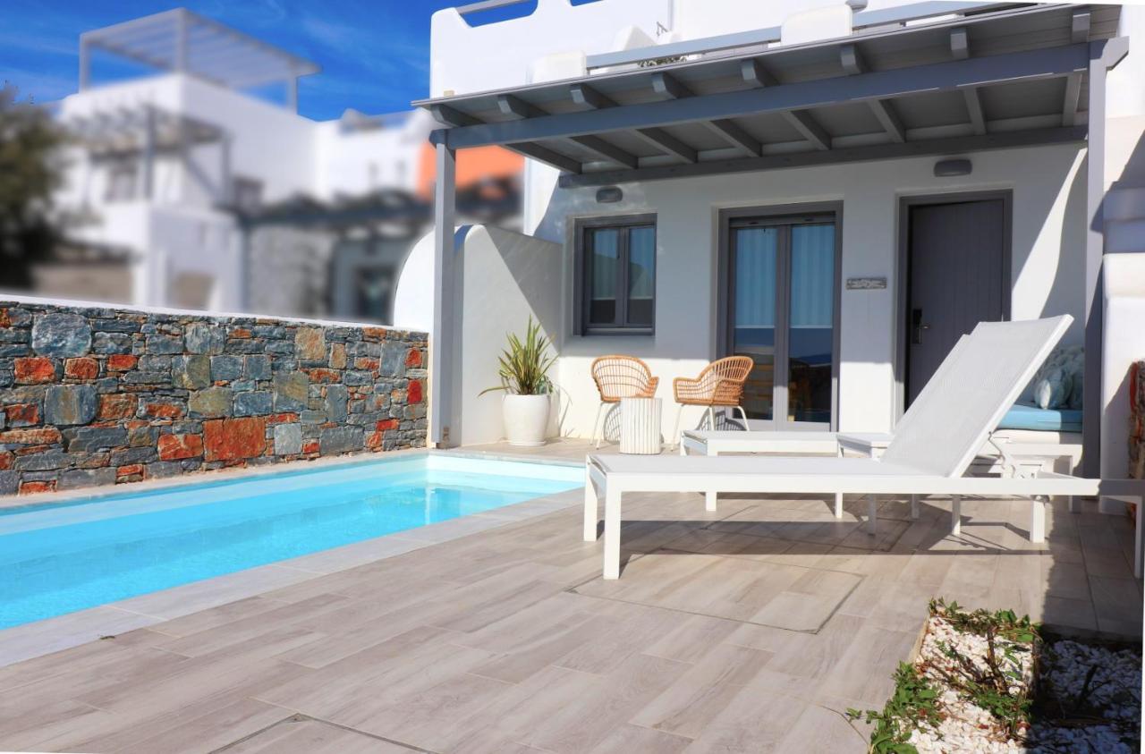 Вилла The Nine Graces - Agia Anna - Option With Private Pool Or Hot Tub Экстерьер фото